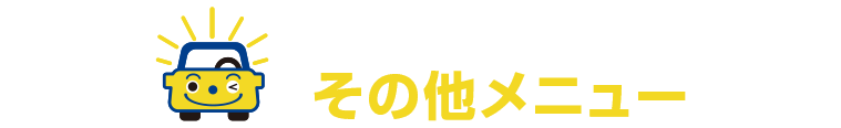 手洗い洗車専門店その他メニュー
